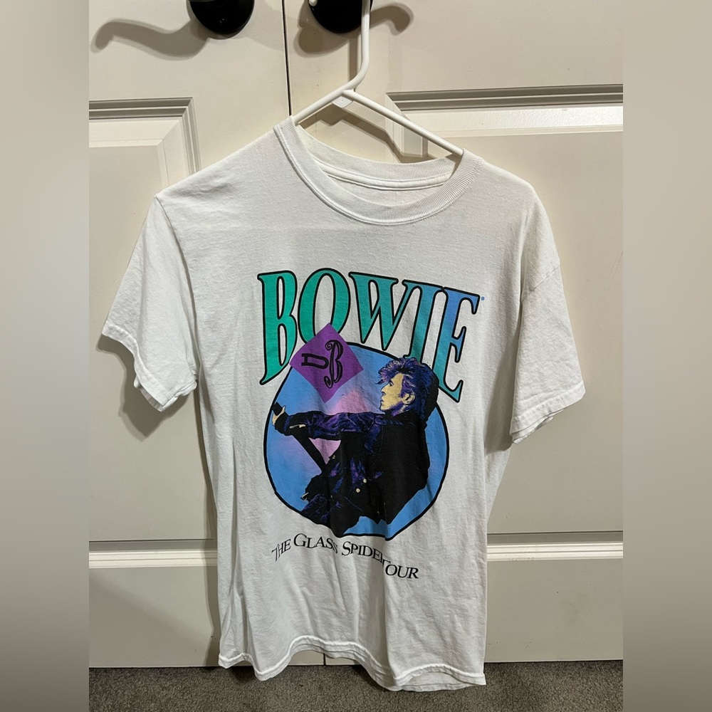 Mens David Bowie t-shirt ( size m )